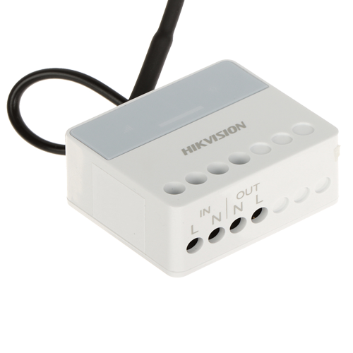 Releu comanda 230V ca, pentru AX PRO 868Mhz - HIKVISION DS-PM1-O1H-WE – HIKVISION DS-PM1-O1H-WE