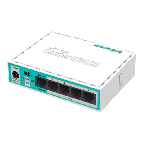 Mikrotik RB750r2 – Router hEX Lite, 5 x Fast Ethernet, RouterOS L4 - Mikrotik RB750r2 Router hEX Lite, 5 x Fast Ethernet, RouterOS L4 - Mikrotik RB750r2 – Mikrotik RB750r2