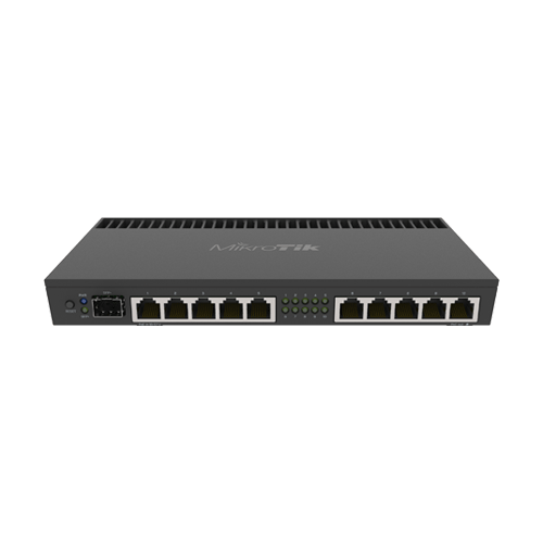 Router 10 x Gigabit, 1 x SFP+ 10Gbps, 1 x PoE, RouterOS L5, 1U - Mikrotik RB4011iGS+RM – Mikrotik RB4011iGS+RM