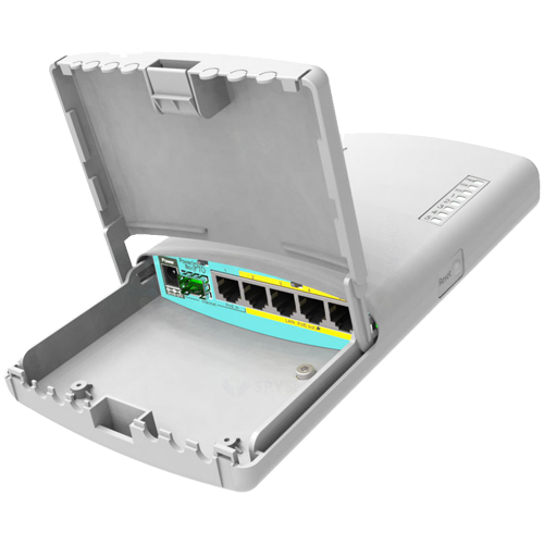 Mikrotik RB960PGS-PB – Router PowerBox Pro de exterior, 5 x Gigabit 4 PoE, 1 x SFP, RouterOS L4 - Mikrotik RB960PGS-PB Router PowerBox Pro de exterior, 5 x Gigabit 4 PoE, 1 x SFP, RouterOS L4 - Mikrotik RB960PGS-PB – Mikrotik RB960PGS-PB