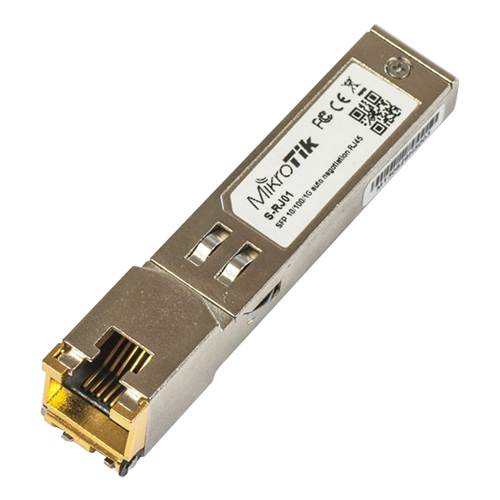 Modul RJ45 SFP 10/100/1000M - Mikrotik S-RJ01 – Mikrotik S-RJ01