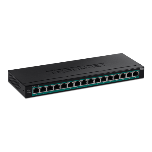 Switch 16 porturi Gigabit PoE/PoE+ 123W - TRENDnet TPE-TG160H – TRENDnet TPE-TG160H