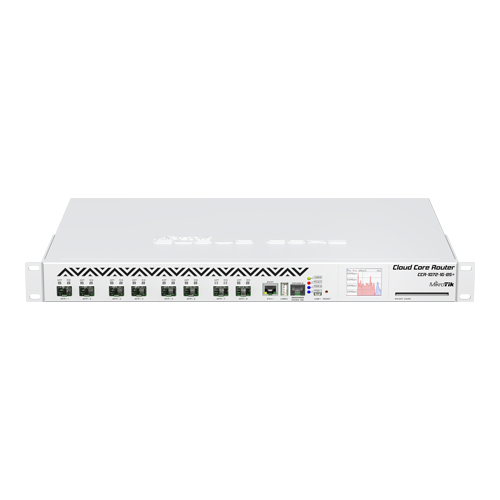 Cloud Core Router, 8 x SFP+, 1 x Gigabit, RouterOS L6, 1U - MikroTik CCR1072-1G-8S+ – Mikrotik CCR1072-1G-8S+