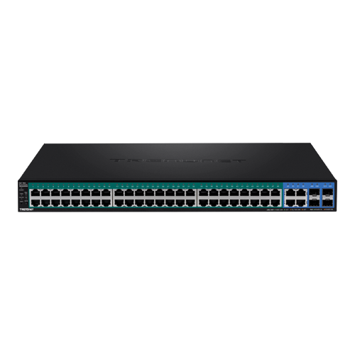 TRENDnet TPE-5240WS – Switch 52 porturi Gigabit Web Smart, 48 x PoE+, 4 x Gigabit/SFP - TRENDnet TPE-5240WS Switch 52 porturi Gigabit Web Smart, 48 x PoE+, 4 x Gigabit/SFP - TRENDnet TPE-5240WS – TRENDnet TPE-5240WS