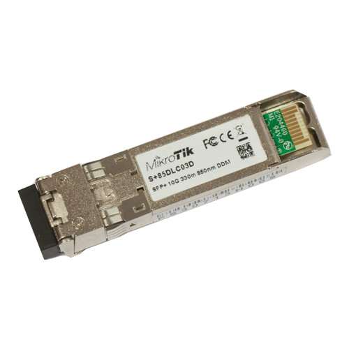 Modul SFP+ 10G MM 300m 850nm Dual LC-connector - Mikrotik S+85DLC03D – Mikrotik S+85DLC03D