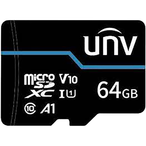 Card memorie 64GB, BLUE CARD - UNV TF-64G-T-L – UNIVIEW TF-64G-T-L