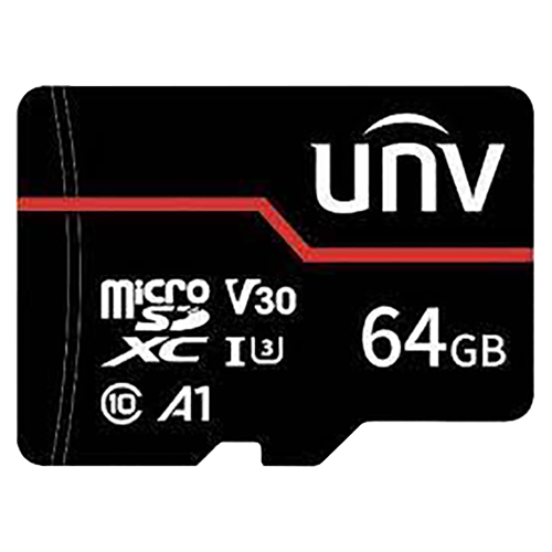 Card memorie 64GB, RED CARD - UNV TF-64G-MT – UNIVIEW TF-64G-MT