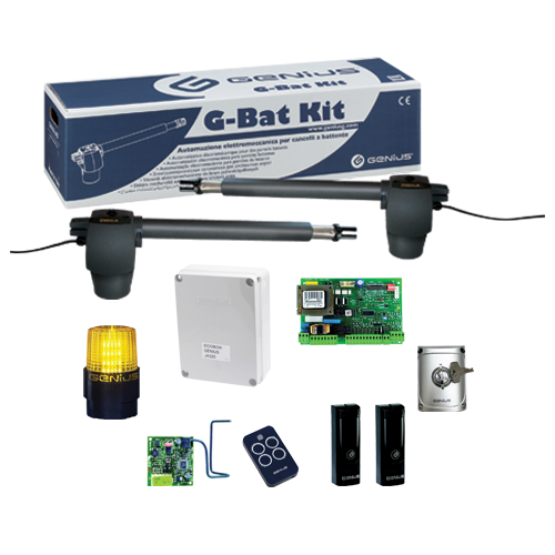 Kit automatizare poarta batanta G-BAT 300, 2x2.5m - GENIUS G-BAT300-51701271-KIT – FAAC G-BAT300-51701271-KIT