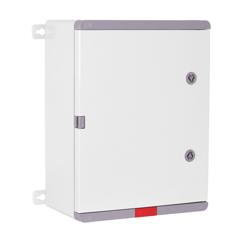 Cutie distributie IP67 din ABS gri, usa mata, placa metalica, 300x400x220 mm PD304022 – Plastim PD304022