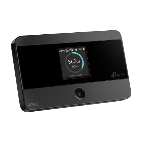 Router portabil 4G, Wi-Fi 4, Nano SIM, microSD, Baterie 2100 mAh - TP-Link M7350 – TP-LINK M7350