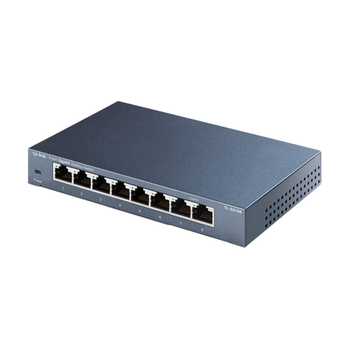 Switch TL-SG108, 8 porturi RJ45 Gigabit, Unmanaged - TP-Link TL-SG108 – TP-LINK TL-SG108