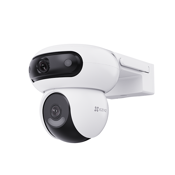 EZVIZ H90 Dual Cameră de supraveghere WiFi Dual 2K+ (2 × 4 MP), Pan & Tilt, lentile 2.8 mm + 6 mm, IR 30 m, detectare persoane și vehicule – EZVIZ H90