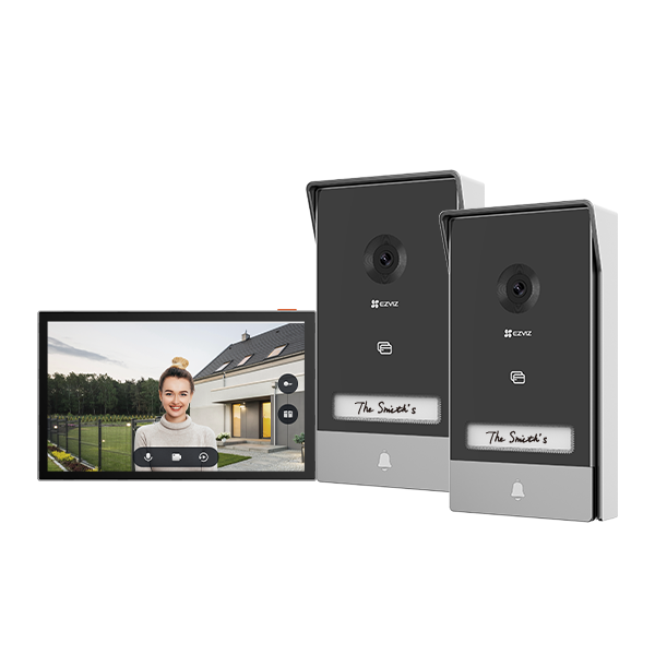 EZVIZ HP7 2-Entry Kit Videointerfon IP 2K pentru 2 intrări, ecran tactil 7, WiFi 6 Dual Band, control din aplicație – EZVIZ HP7 2-ENTRY