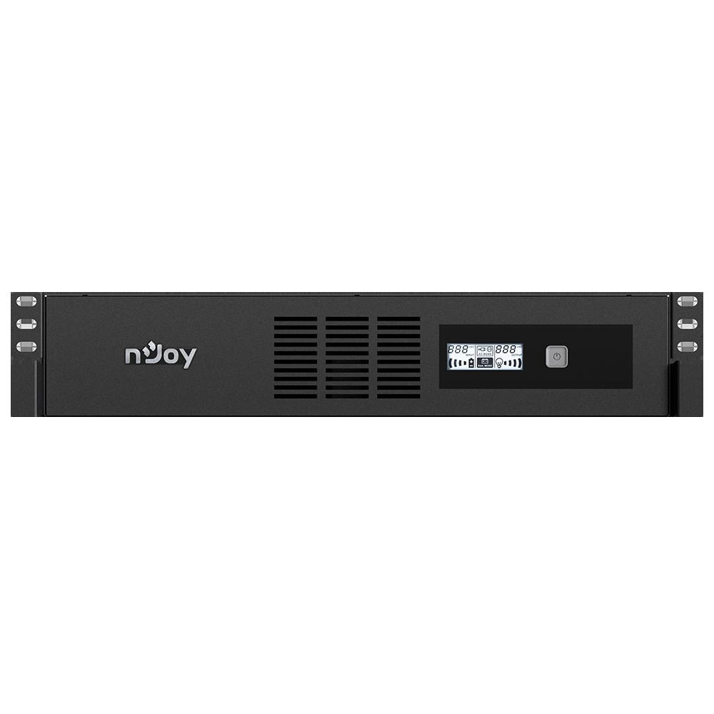 UPS nJoy Code 800 UPLI-LI080CO-AZ01B, 800VA/480W, Line Interactive, Rack 2U, LCD, USB, 4x IEC C13 – NJOY UPLI-LI080CO-AZ01B
