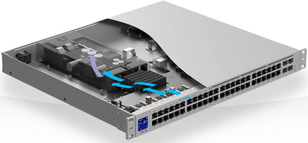 Ubiquiti USW-PRO-48-POE – Switch Ubiquiti UniFi Pro 48 PoE USW-Pro-48-PoE, 48x Gigabit RJ45, 4x SFP+ 10G, Layer 3, PoE+ 600W, Rack 1U Switch Ubiquiti UniFi Pro 48 PoE USW-Pro-48-PoE, 48x Gigabit RJ45, 4x SFP+ 10G, Layer 3, PoE+ 600W, Rack 1U – Ubiquiti USW-PRO-48-POE