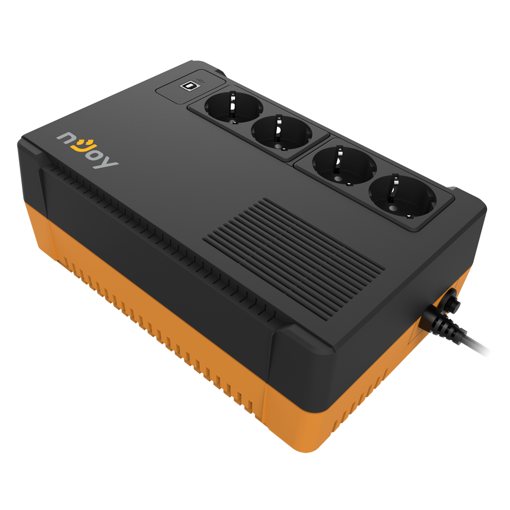 UPS nJoy Soter 600 PWUP-LI060SR-AZ01B 600VA 360W Line-Interactive cu AVR și 4 Prize Schuko – NJOY PWUP-LI060SR-AZ01B