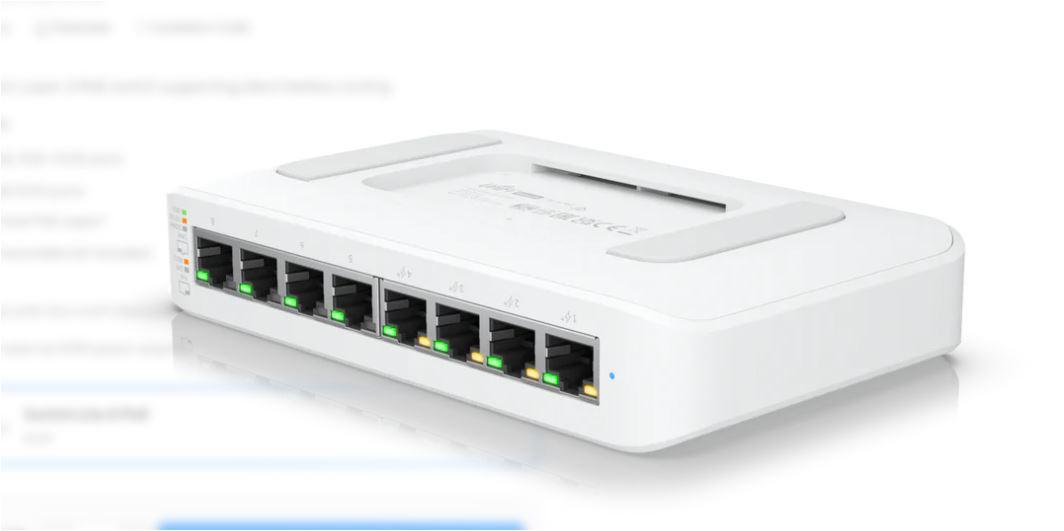 Ubiquiti USW-LITE-8-POE – Switch Ubiquiti UniFi Lite 8 PoE USW-Lite-8-PoE, 8x Gigabit RJ45, 4x PoE+, Layer 2, 52W Switch Ubiquiti UniFi Lite 8 PoE USW-Lite-8-PoE, 8x Gigabit RJ45, 4x PoE+, Layer 2, 52W – Ubiquiti USW-LITE-8-POE