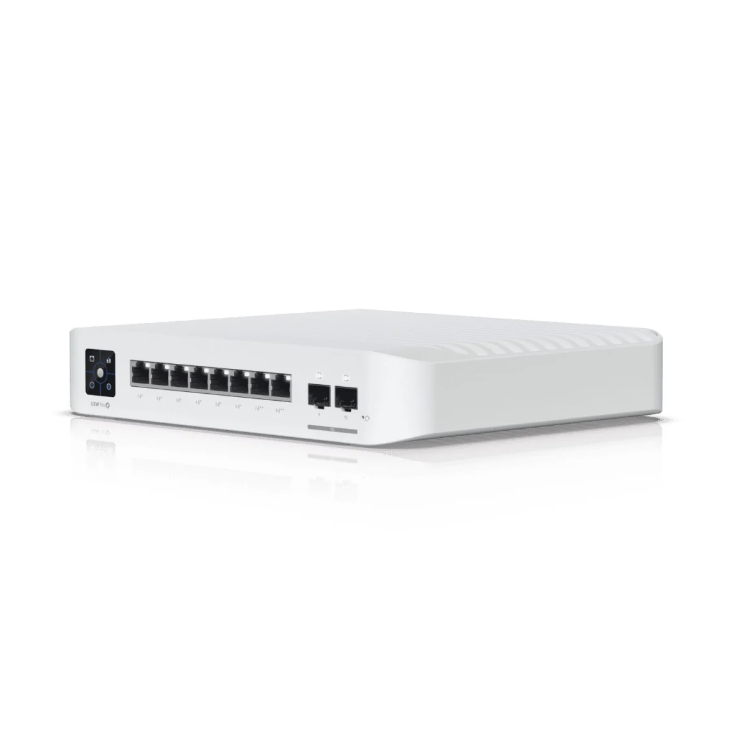 Ubiquiti USW-PRO-8-POE-120W – Switch Ubiquiti UniFi Pro 8 PoE USW-PRO-8-POE-120W, 8x Gigabit, 2x SFP+ 10G, Layer 3, PoE++ 120W Switch Ubiquiti UniFi Pro 8 PoE USW-PRO-8-POE-120W, 8x Gigabit, 2x SFP+ 10G, Layer 3, PoE++ 120W – Ubiquiti USW-PRO-8-POE-120W