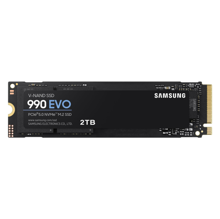 SSD Samsung 990 EVO MZ-V9V2T0BW, 2TB, M.2 2280, PCIe 4.0 x4 / 5.0 x2, NVMe 2.0, 5000 MB/s – SAMSUNG MZ-V9E2T0BW