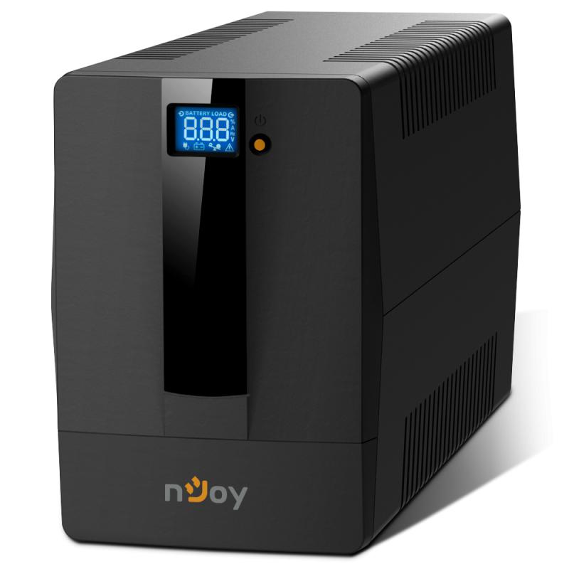 UPS nJoy Horus Plus 2000 PWUP-LI200H1-AZ01B, 2000VA/1200W, Line Interactive, LCD, USB, 4x Schuko – NJOY PWUP-LI200H1-AZ01B