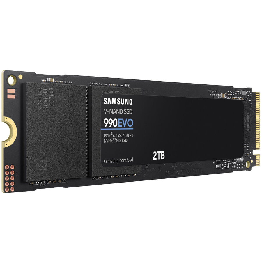 SSD Samsung 990 EVO MZ-V9V2T0BW, 2TB, M.2 2280, PCIe 4.0 x4 / 5.0 x2, NVMe 2.0, 5000 MB/s – SAMSUNG MZ-V9V2T0BW