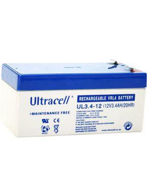 ULTRACELL UL3.4-12 – Ultracell UL3.4-12 Baterie 12V 3.4Ah Plumb-Acid VRLA fara intretinere Ultracell UL3.4-12 Baterie 12V 3.4Ah Plumb-Acid VRLA fara intretinere – ULTRACELL UL3.4-12