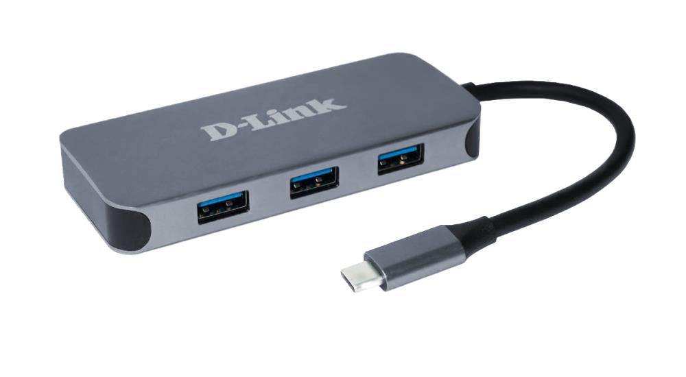 D-Link DUB-2335 hub USB-C 6-in-1 multifunctional cu HDMI, USB 3.0, card reader si Power Delivery – D-Link DUB-2335