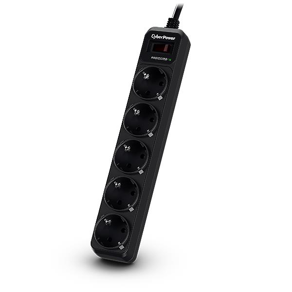 CYBERPOWER B0520SC0-DE – CyberPower B0520SC0-DE prelungitor cu protectie la supratensiune 5 prize 1.8m cablu CyberPower B0520SC0-DE prelungitor cu protectie la supratensiune 5 prize 1.8m cablu – CYBERPOWER B0520SC0-DE