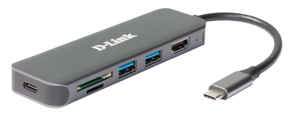 D-Link DUB-2327 – D-Link DUB-2327 hub USB-C 6-in-1 multifunctional cu HDMI, Ethernet, USB 3.0 si card reader D-Link DUB-2327 hub USB-C 6-in-1 multifunctional cu HDMI, Ethernet, USB 3.0 si card reader – D-Link DUB-2327