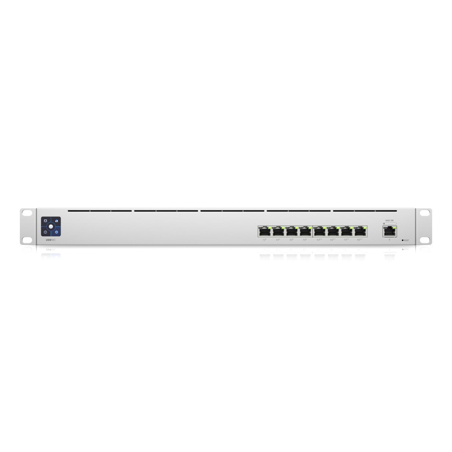 Switch UniFi Mission Critical, 9 porturi Gigabit, 8 porturi PoE, alimentare AC/DC, Ubiquiti - USW-MISSION-CRITICAL – Ubiquiti USW-MISSION-CRITICAL