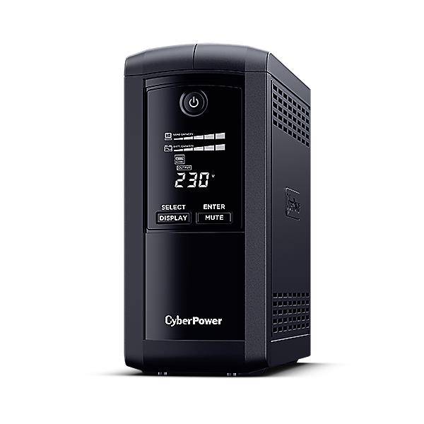 CyberPower VP700EILCD UPS Tower 700VA 390W cu ecran LCD si stabilizare automata AVR – CYBERPOWER VP700EILCD