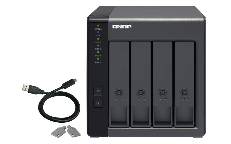 QNAP TR-004 Enclosure extern 4 bay USB3 pentru extindere stocare NAS sau PC – QNAP TR-004
