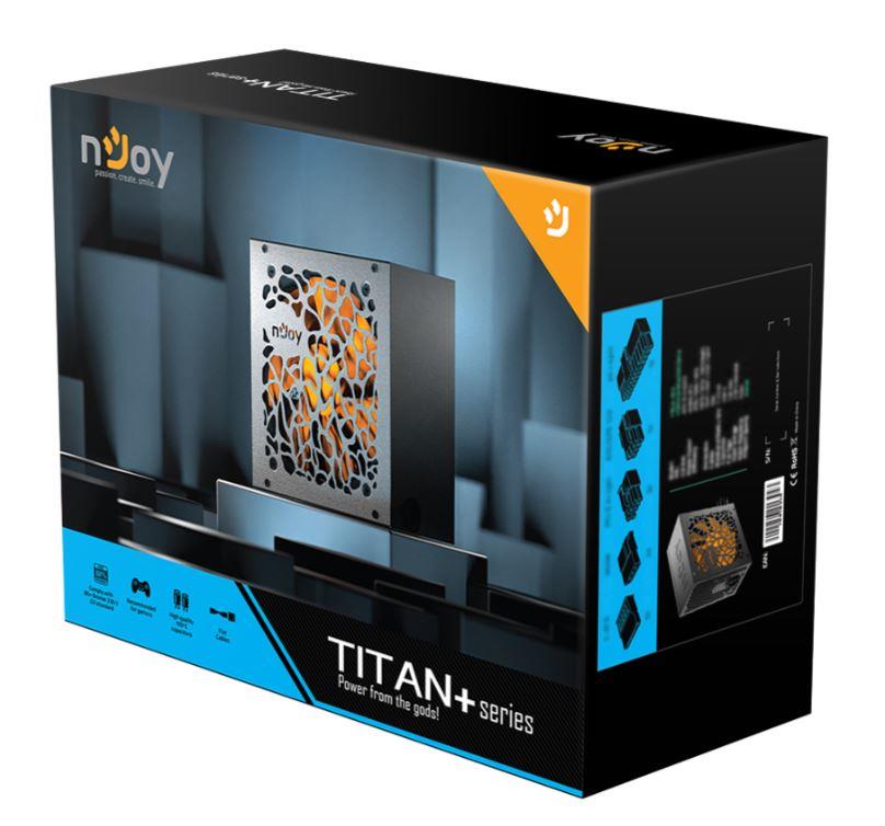 nJoy TITAN+ 650 – Sursă PC ATX 650W, 80+ Bronze (PSAT5065A20CUCO01B) – NJOY PSAT5065A20CUCO01B