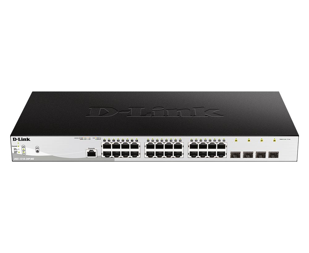 D-Link DGS-1210-28P/ME – D-Link DGS-1210-28P/ME switch Smart Gigabit 24 porturi PoE+ pentru retele enterprise si ISP D-Link DGS-1210-28P/ME switch Smart Gigabit 24 porturi PoE+ pentru retele enterprise si ISP – D-Link DGS-1210-28P/ME