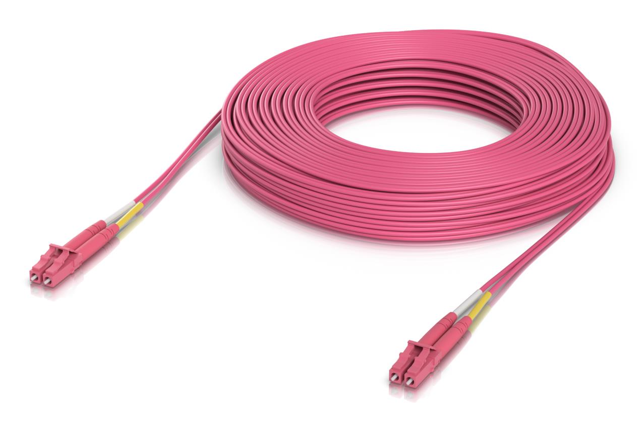 Cablu fibră optică multimode OM4, conectori LC/UPC–LC/UPC, 30 m, Ubiquiti - UACC-OFC-M2-LULU-30M – Ubiquiti UACC-OFC-M2-LULU-30M
