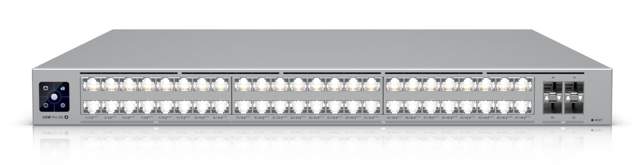 Switch administrabil UniFi Pro XG, 48 porturi Multi-Gigabit PoE, 4 porturi SFP28 25G, Ubiquiti - USW-PRO-XG-48-POE – Ubiquiti USW-PRO-XG-48-POE