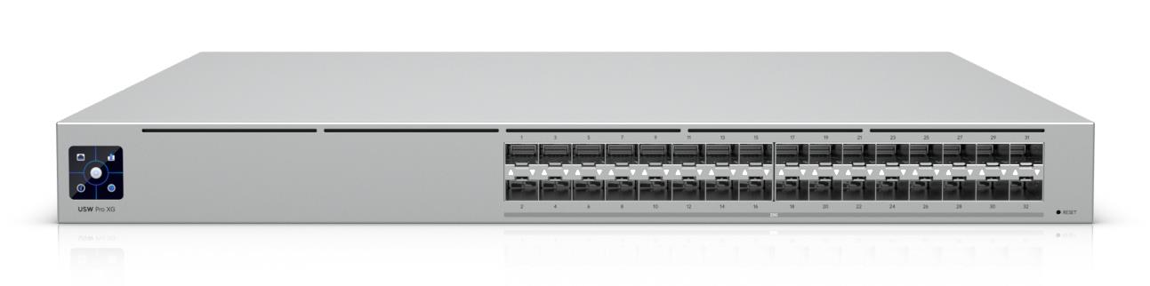 Ubiquiti USW-PRO-XG-AGGREGATION – Switch agregare UniFi Pro XG, 32 porturi SFP28 25G, Layer 3, capacitate 1.6Tbps, rack 1U, Ubiquiti - USW-PRO-XG-AGGREGATION Switch agregare UniFi Pro XG, 32 porturi SFP28 25G, Layer 3, capacitate 1.6Tbps, rack 1U, Ubiquiti - USW-PRO-XG-AGGREGATION – Ubiquiti USW-PRO-XG-AGGREGATION