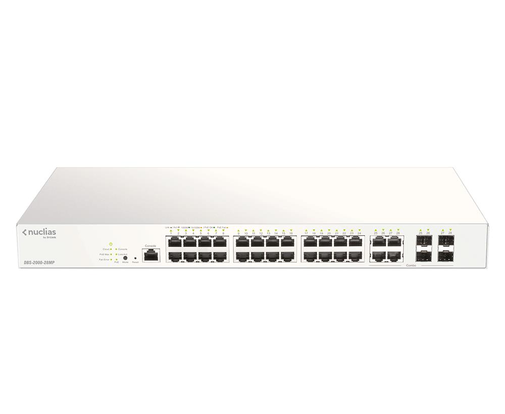 D-Link DBS-2000-28MP – D-Link DBS-2000-28MP switch Cloud Managed Gigabit 28 porturi PoE+ cu 4 porturi SFP D-Link DBS-2000-28MP switch Cloud Managed Gigabit 28 porturi PoE+ cu 4 porturi SFP – D-Link DBS-2000-28MP