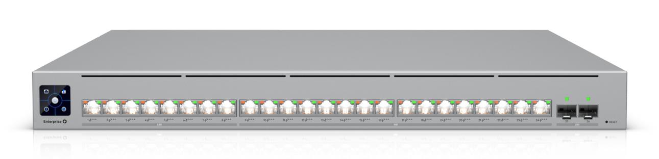 Ubiquiti ECS-24-POE – Switch administrabil UniFi Enterprise Campus, 24 porturi Multi-Gigabit PoE, 2 porturi SFP28 25G, Ubiquiti - ECS-24-POE Switch administrabil UniFi Enterprise Campus, 24 porturi Multi-Gigabit PoE, 2 porturi SFP28 25G, Ubiquiti - ECS-24-POE – Ubiquiti ECS-24-POE