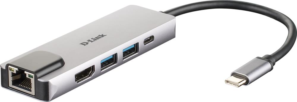 D-Link DUB-M520 – D-Link DUB-M520 hub USB-C 5 porturi multifunctional cu HDMI, Ethernet si Power Delivery D-Link DUB-M520 hub USB-C 5 porturi multifunctional cu HDMI, Ethernet si Power Delivery – D-Link DUB-M520