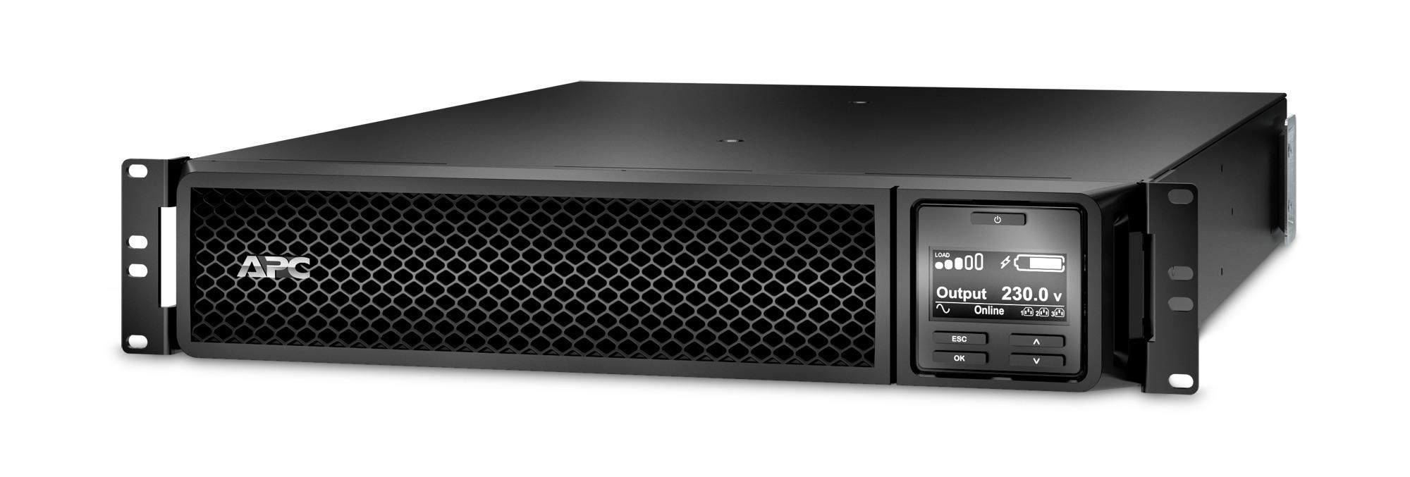 UPS APC Smart-UPS SRT SRT2200RMXLI, 2200VA/1980W, Online, Rack 2U - 1203381 – APC BY SCHNEIDER ELECTRIC SRT2200RMXLI