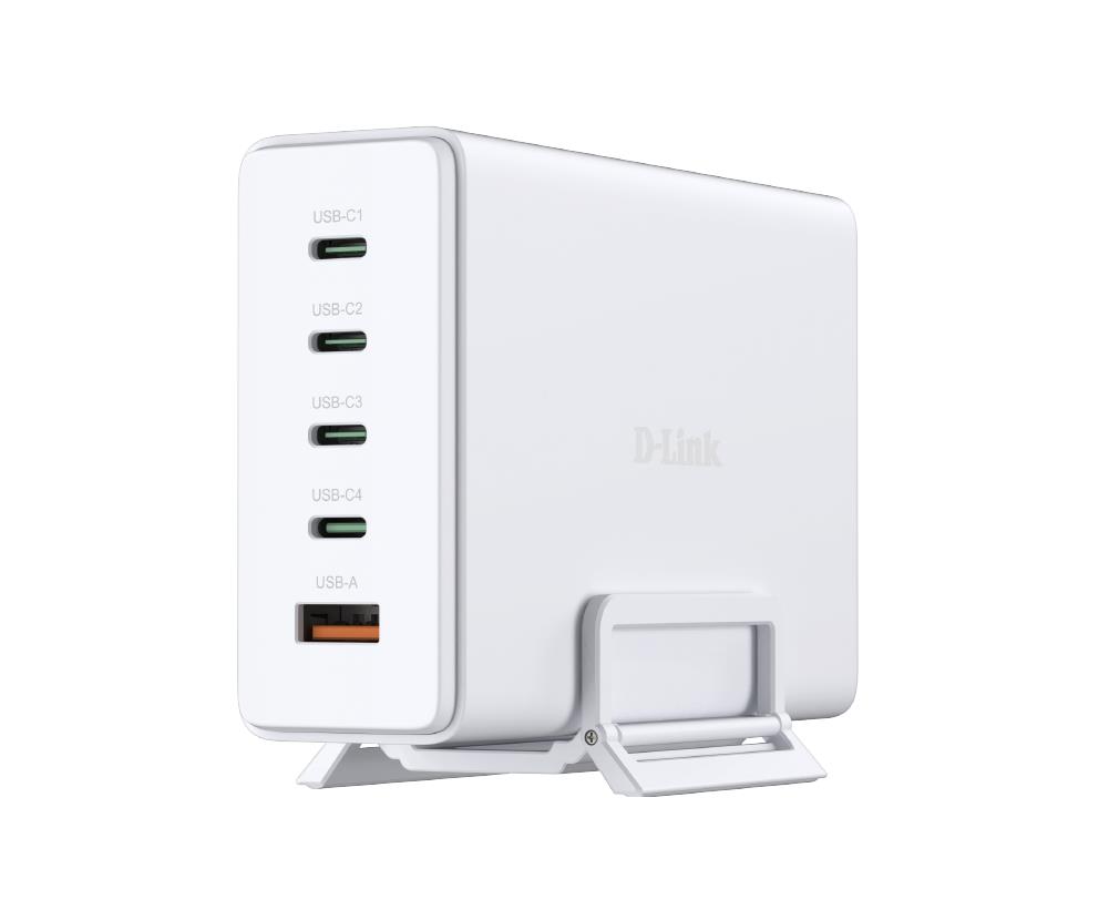 D-LINK DCF241E 240W GaN Charger USB C 4x USB A 1x – D-Link DCF-241/E