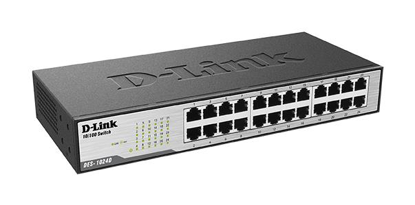 D-Link DES-1024D/E – D-Link DES-1024D switch Fast Ethernet 24 porturi 10/100Mbps cu montare rack 19” D-Link DES-1024D switch Fast Ethernet 24 porturi 10/100Mbps cu montare rack 19” – D-Link DES-1024D/E