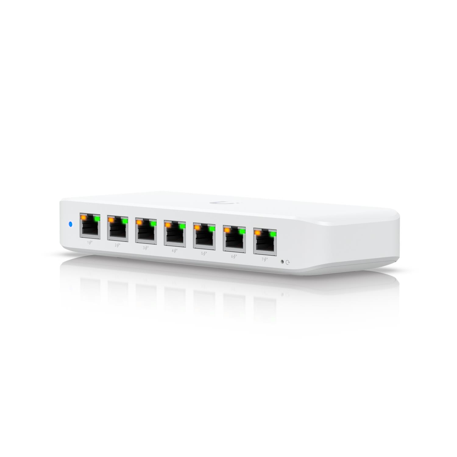 Switch administrabil UniFi Ultra, 8 porturi Gigabit, 7 porturi PoE+, buget PoE până la 202W, Ubiquiti - USW-ULTRA-210W – Ubiquiti USW-ULTRA-210W