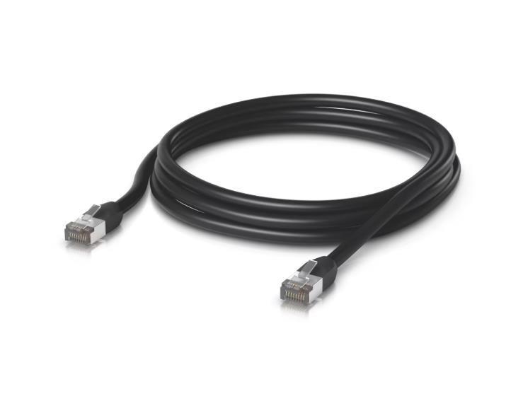 Cablu patch Ethernet RJ45, Cat5e, pentru exterior, 1 m, Ubiquiti - UACC-CABLE-PATCH-OUTDOOR-1M-BK – Ubiquiti UACC-CABLE-PATCH-OUTDOOR-1M-BK