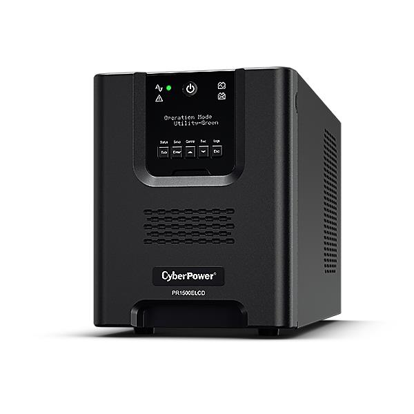 CYBERPOWER PR1000ELCD – UPS CyberPower PR1000ELCD, 1000 VA / 900 W, Tower, Line-Interactive UPS CyberPower PR1000ELCD, 1000 VA / 900 W, Tower, Line-Interactive – CYBERPOWER PR1000ELCD