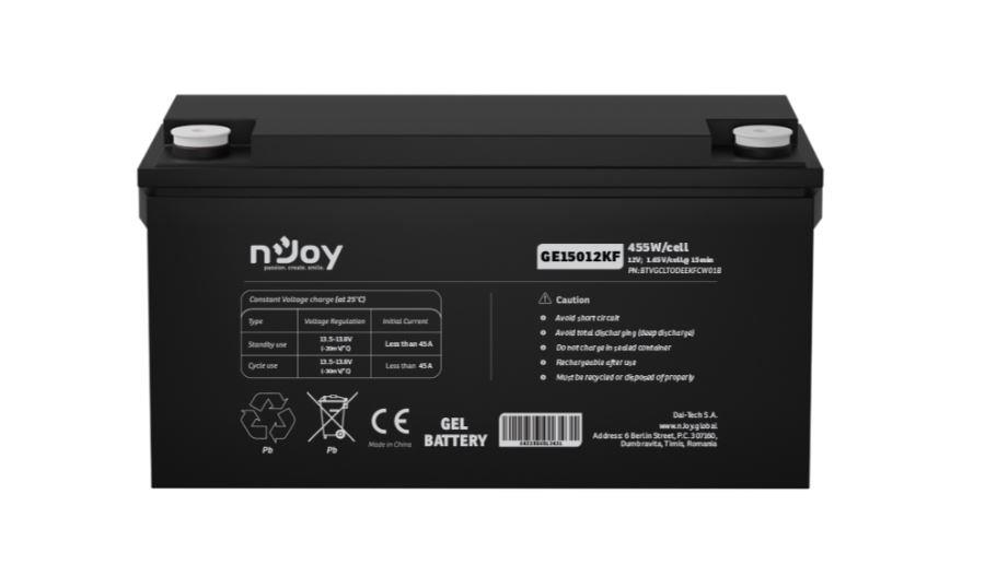 NJOY GE15012KF – Baterie VRLA 12V GEL 150Ah – NJOY BTVGCLTODEEKFCW01B