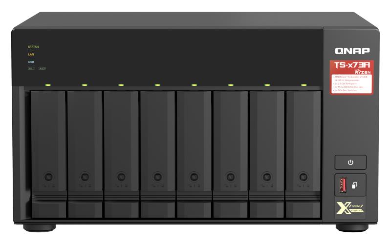 QNAP TS-873A-8G – NAS Tower 8 Bay, 8 GB RAM, AMD Ryzen, fără HDD – QNAP TS-873A-8G