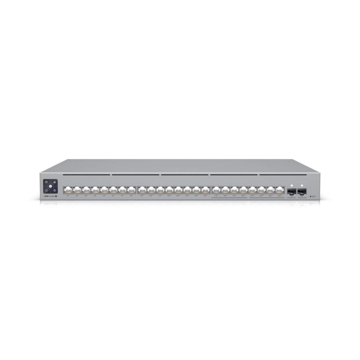 Ubiquiti UniFi 24 port multi-gigabit PoE++ switch, with layer3 features and etherlighting