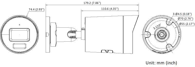 Hikvision Cameră supraveghere DS-2CD2086G2H-I 8MP Mini Bullet IP, tehnologie Darkfighter, lentilă 2.8mm – HIKVISION DS-2CD2086G2H-I(2.8mm)(eF)